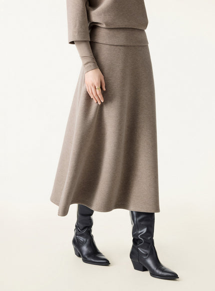 Essential Midi A-line Circle Skirt