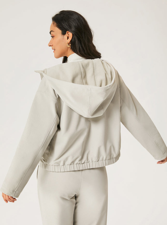 Water-Proof Fleece Reversable Hooded Jacket