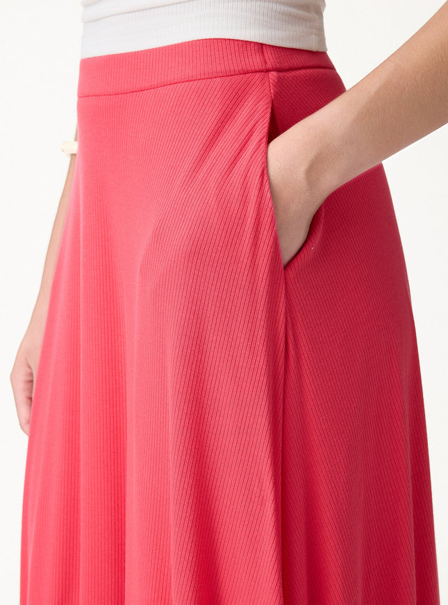 CoolTouch Midi Circle Flare Skirt with Pockets