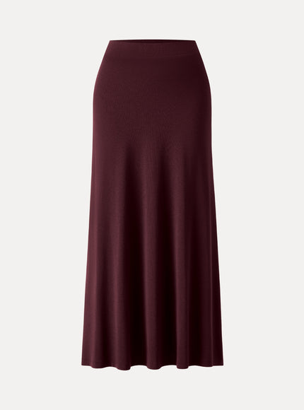 High-Rise A-Line Maxi Skirt