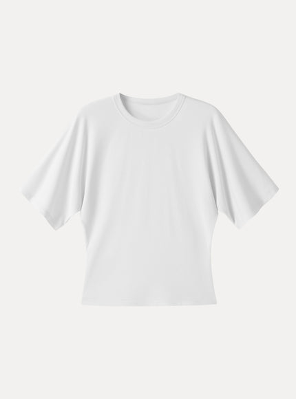 Elevated Cotton-Blend Essential Tee