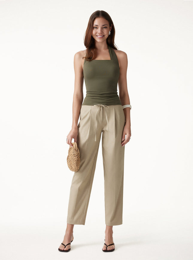 CoolTouch Halter Going-Out Built-In Bra Top