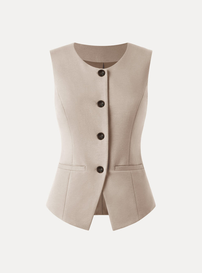 Office Staple Waistcoat with Pockets