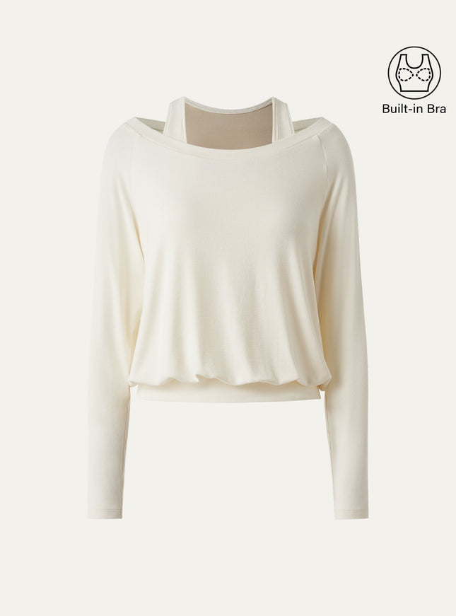 Multi-Wear Layering Built-In Bra Top
