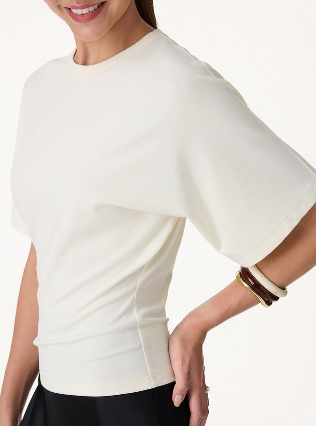 Elevated Cotton-Blend Essential Tee