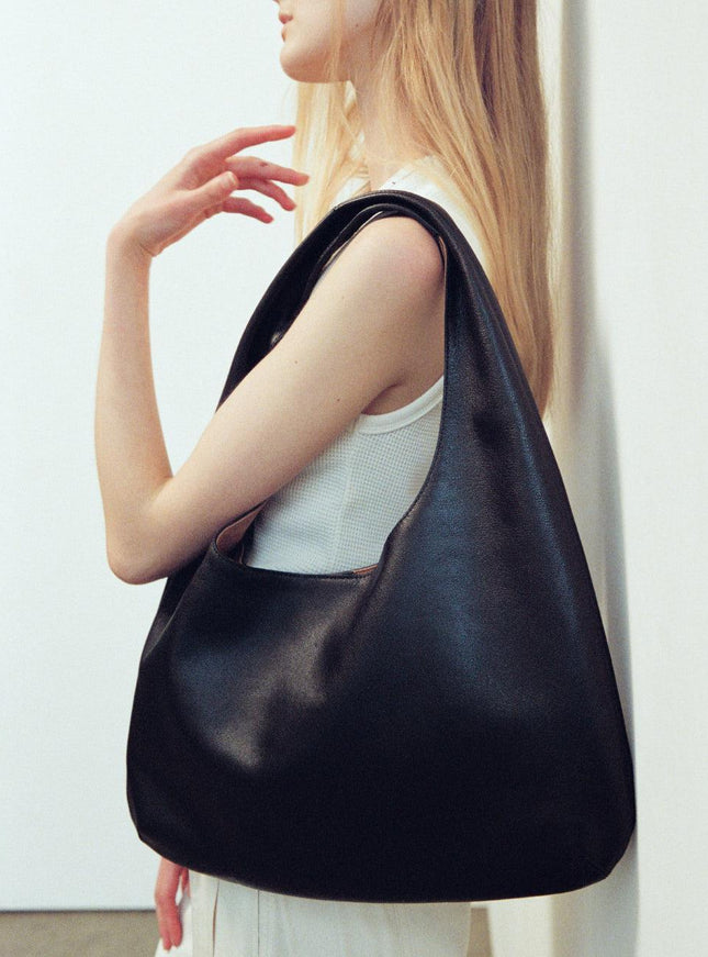 FACADE PATTERN Women's East Shoulder Bag Black 720423733