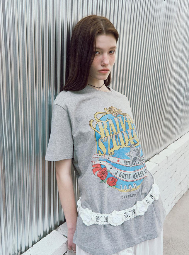 RAIVE Women's Crown Graphic T-shirt VW5ME601 720457133