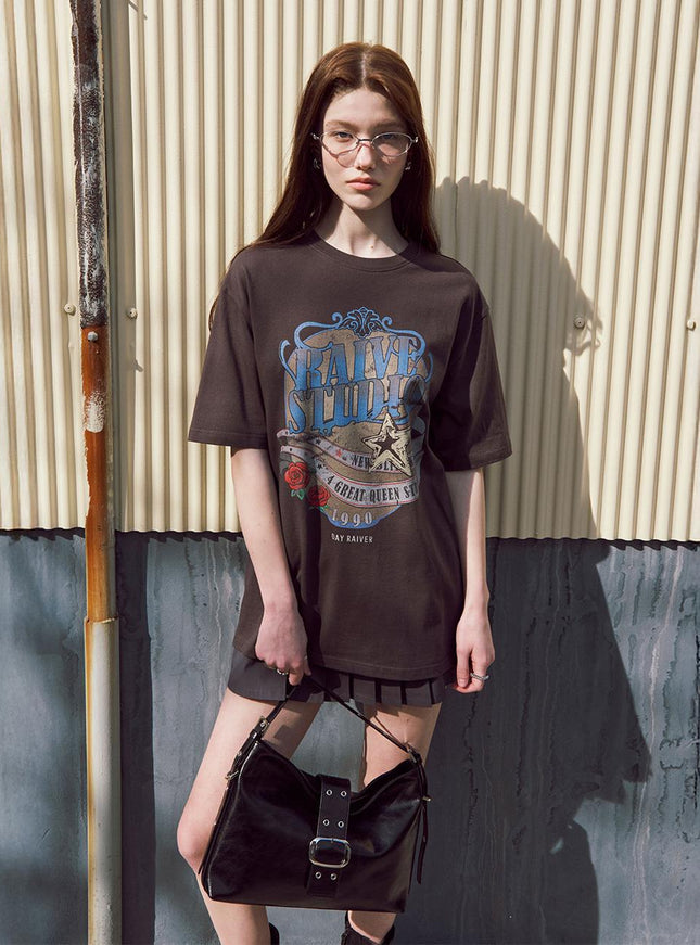 RAIVE Women's Crown Graphic T-shirt VW5ME601 720457133