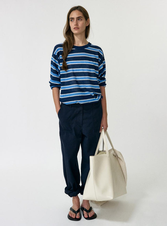 NOTHING WRITTEN Women's Nou Fatigue Pants Dark Navy 720611271