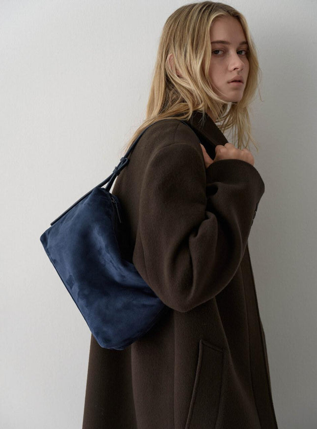 FACADE PATTERN Women's Wayne Shoulder Bag Navy 720737142