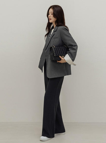 FRENCHCHIC Women's Insaeng360 Semi-Wide Slacks F6S161SL
