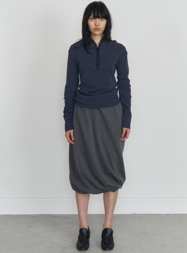 odlyworkshop Women's Jersey Volume Skirt Slate 720874060