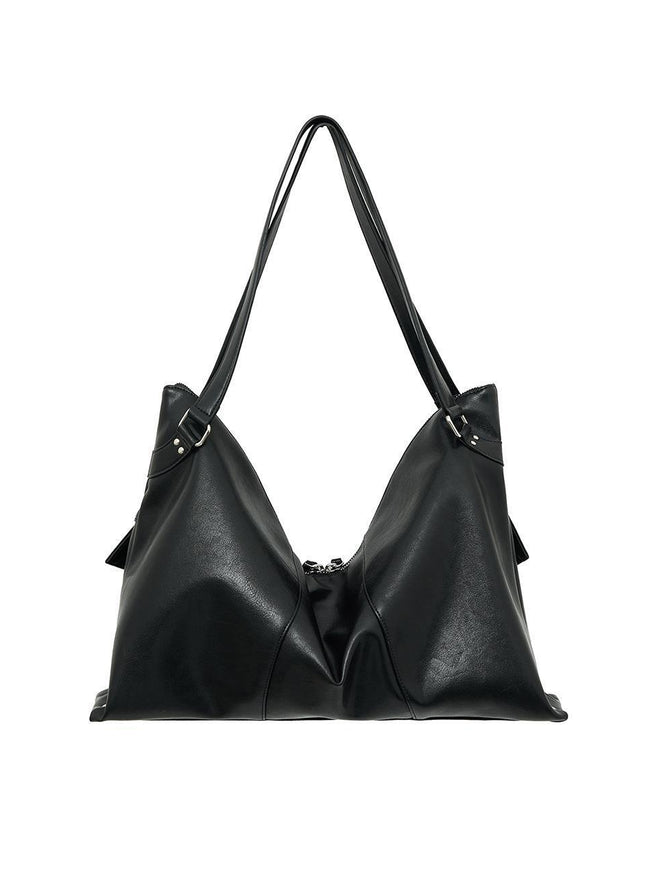 Matin Kim Women's WIDE NEMO Big Shoulder Bag Black 720910025