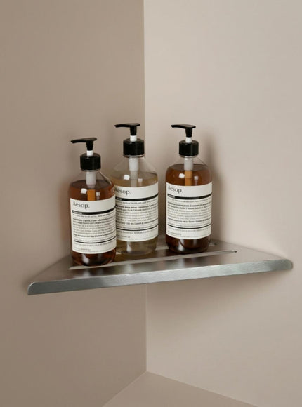 elimua Triangular Corner Bathroom Kitchen Shelf 720951608