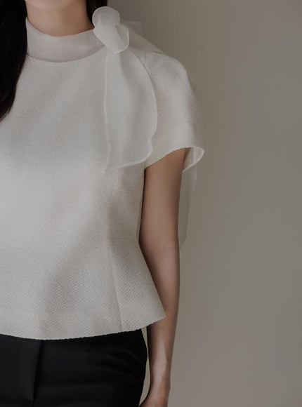 the J.Soo Women's Dear Tweed Blouse