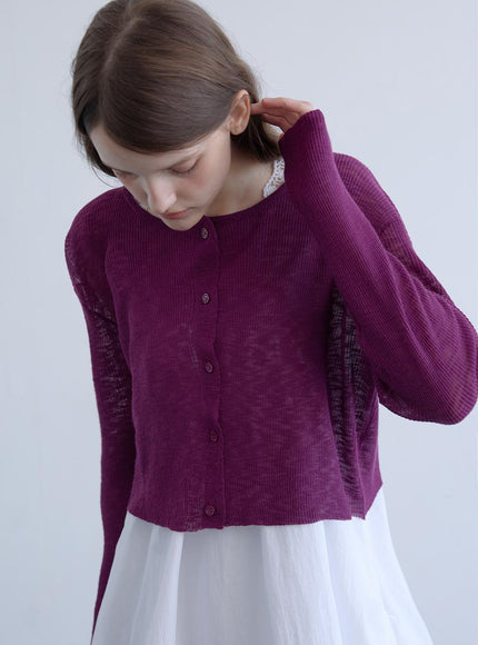 ODER Women's Viscose Lace Cardigan