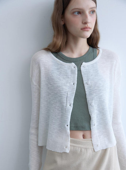 ODER Women's Viscose Lace Cardigan