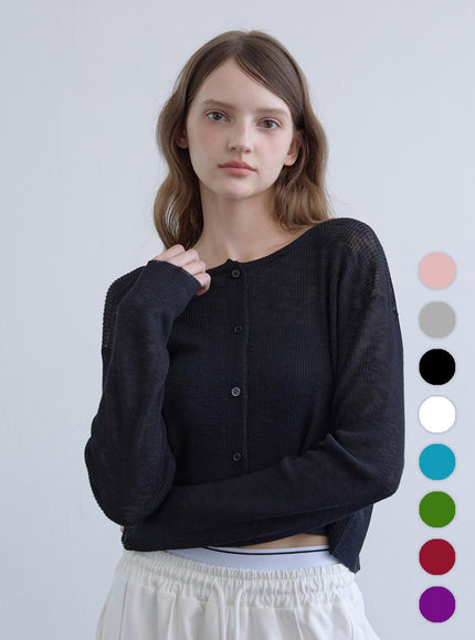 ODER Women's Viscose Lace Cardigan