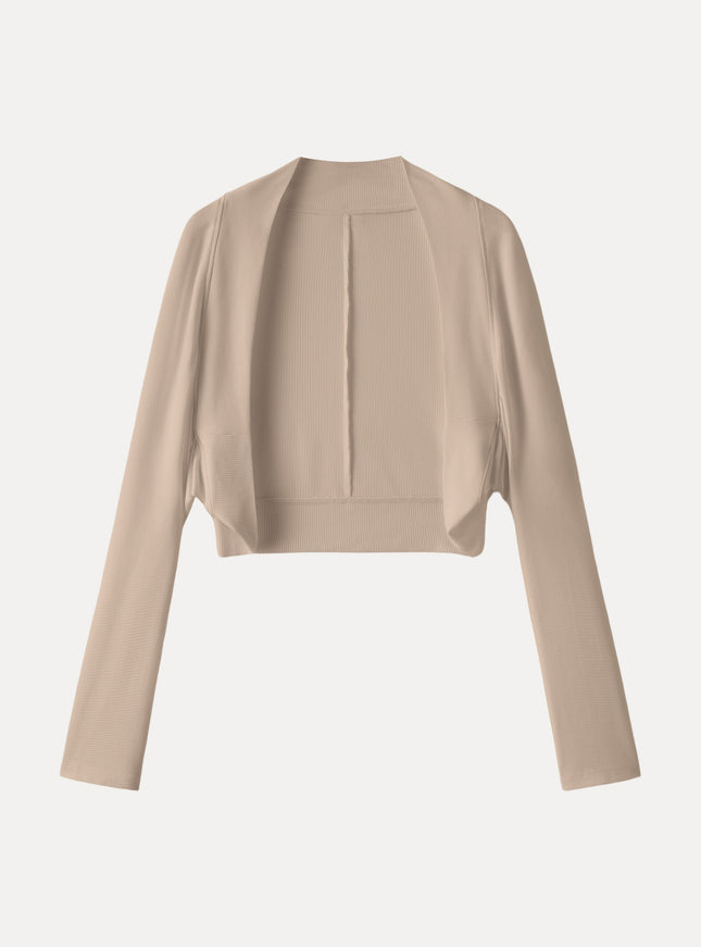 Bamboo Blend Breathable Summer Cropped Shrug Cardigan
