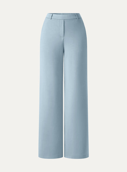 TravelEase Lyocell Spacer High-Rise Wide Leg Pants with Pockets