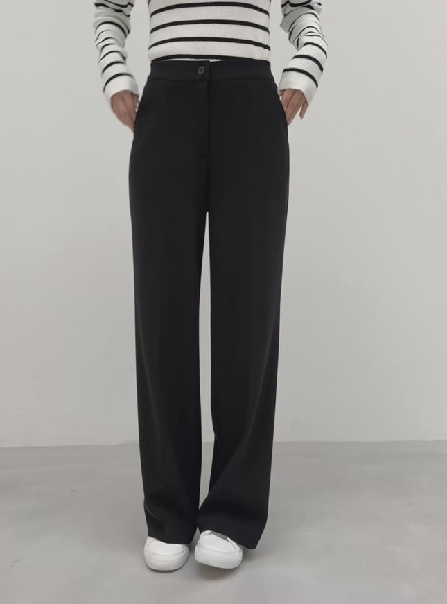 FRENCHCHIC Women's Insaeng360 Semi-Wide Slacks F6S161SL